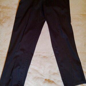 Merona black dress pants flat front